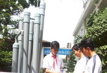 Học sinh lớp 9 "biến" nước thải máy lạnh thành nước uống