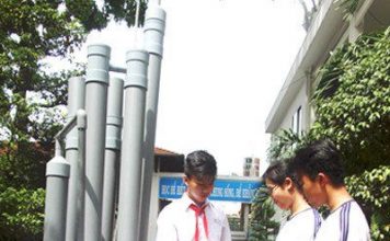 Học sinh lớp 9 "biến" nước thải máy lạnh thành nước uống