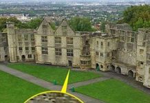 Bóng ma bí ẩn xuất hiện trong lâu đài ở Anh?