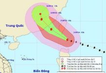 Siêu bão Meranti di chuyển nhanh vào biển Đông