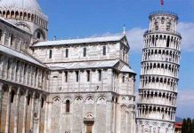 Tháp nghiêng Pisa - Kiến trúc kì lạ của thế giới
