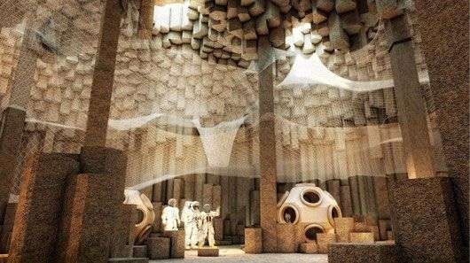 Xây dựng tòa nhà trên sao Hỏa