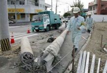 Bão Songda tấn công vào miền nam Nhật Bản