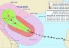 Cơn bão số 7: Tâm bão gió giật cấp 16, mưa to trên diện rộng