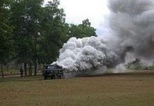 Việt Nam đã chế tạo được thiết bị thả khói cỡ lớn