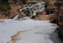 Thác Cam Ly bốc mùi hôi