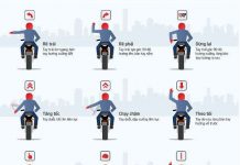 Cách ra hiệu khi chạy xe theo đoàn người Việt cần nhớ