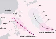 Bão Parma và Melor rất mạnh và phức tạp