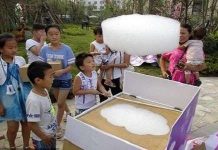 Xuất hiện máy làm mây nhân tạo ở Trung Quốc