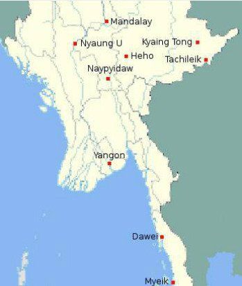 Máy bay quân sự chở 122 người mất tích ở Myanmar