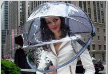 Ô che mưa không cần tay cầm Ô che mưa không cần tay cầm
