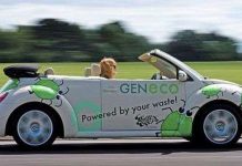 Xe hơi thời trang chạy bằng rác thải