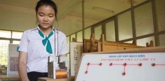 Nữ sinh trường huyện sáng chế phanh điện từ