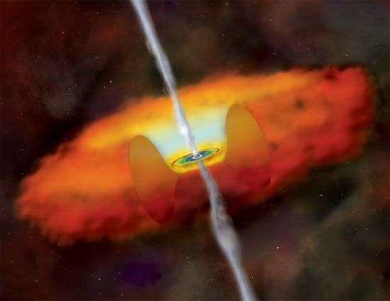 Hố đen siêu lớn quay nhanh gần bằng tốc độ ánh sáng