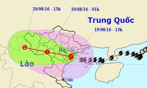 Bão số 3 áp sát Quảng Ninh - Nam Định