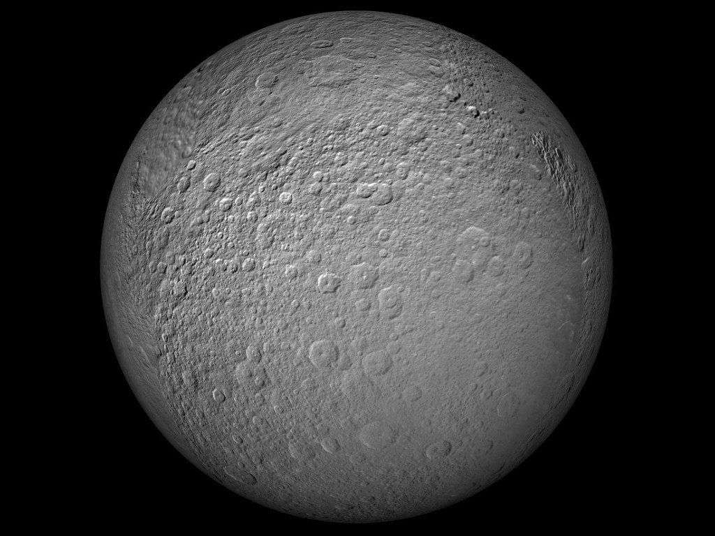 Những sự thật ít ai biết về Mặt trăng Rhea, sao Thổ