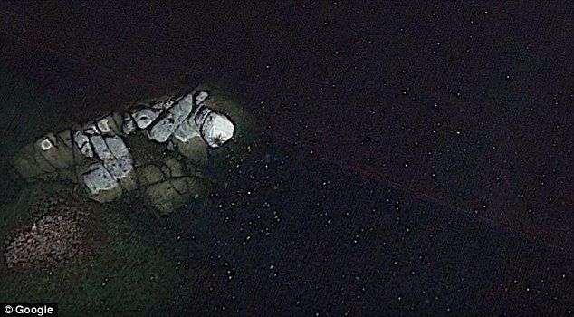 Google Earth phát hiện sinh vật khổng lồ ở ngoài khơi Mexico