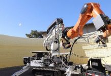 Robot xây xong căn nhà trong 14 tiếng Robot xây xong căn nhà trong 14 tiếng