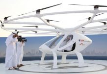 Taxi bay đầu tiên trên thế giới ở Dubai