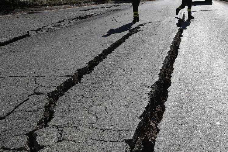 Cảnh tượng tan hoang sau trận động đất ở Italy