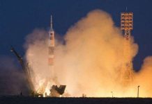 Tàu Soyuz rời bệ phóng đưa ba phi hành gia đến ISS