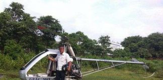 Máy bay tự chế thứ hai của "hai lúa" Bình Dương đã cất cánh