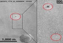 Tàu NASA tìm thấy robot đổ bộ vùi xác trên sao Hỏa