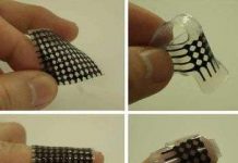 Thiết bị hiển thị xúc giác nhỏ bằng băng dính