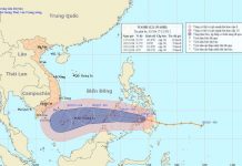 Tin bão gần biển đông