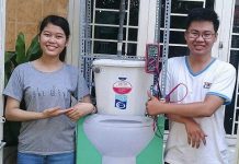 Tạo điện chiếu sáng từ nước thải nhà vệ sinh