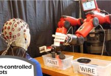 Phát triển thành công loại robot có thể điều khiển bằng suy nghĩ