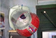 Máy bắt muỗi của "kĩ sư" hai lúa