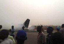 Tất cả hành khách sống sót "thần kỳ" trong tai nạn máy bay ở Nam Sudan