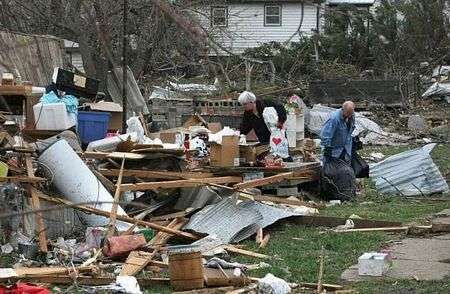 Mỹ: Lốc xoáy tàn phá một nửa thị trấn