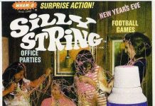 Bình xịt Silly String và những bí mật trong sợi bọt nhựa