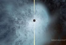 Hố đen bị lột trần khi hai thiên hà va chạm