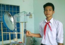 Học sinh lớp 8 chế tạo thiết bị biến nước biển thành nước ngọt