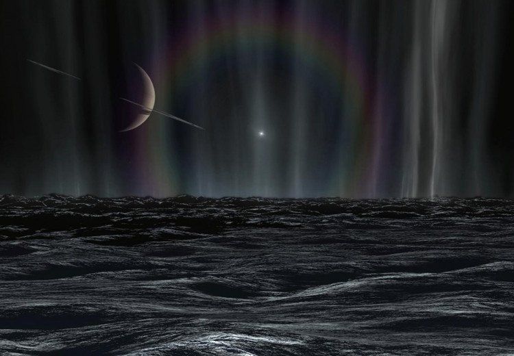 Sóng trên mặt trăng của sao Thổ chỉ cao... 1 centimet