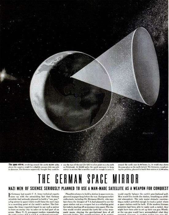 Phát xít Đức từng muốn chế “súng vũ trụ”