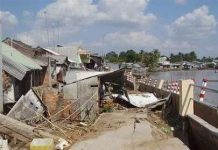 Cần Thơ: Di dời gần 100 hộ dân do sạt lở đất