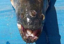 Bắt được cá 3 mắt gần nhà máy điện hạt nhân