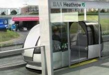 Xe điện không người lái tại sân bay Heathrow (Anh)