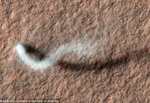 Phát hiện “bụi ma” trên hành tinh đỏ