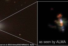 ALMA cảnh báo lỗ đen siêu khủng đang hình thành