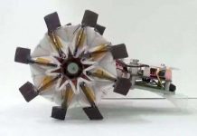 Bánh xe robot “ma thuật” thích ứng với mọi địa hình trên cạn