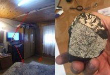 Một mảnh thiên thạch rơi đâm thủng trần nhà tại Uruguay