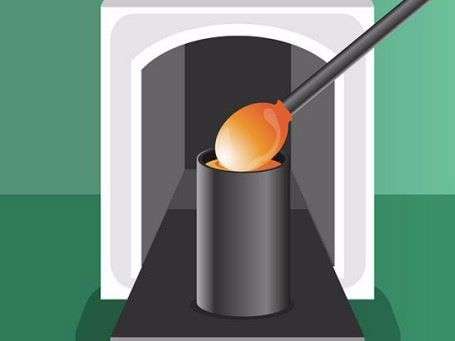 Quy trình nhào nặn nên thủy tinh