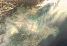 Bụi từ châu Á nhuốm bẩn Bắc Mỹ Bụi từ châu Á nhuốm bẩn Bắc Mỹ