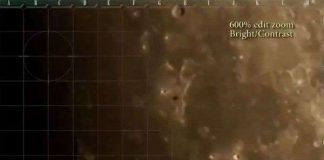 Quay được hình ảnh UFO bay qua Mặt Trăng?