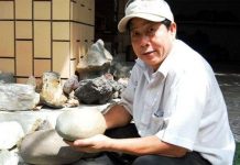 Hòn đá phát sáng bí ẩn trong bóng đêm ở Đồng Nai